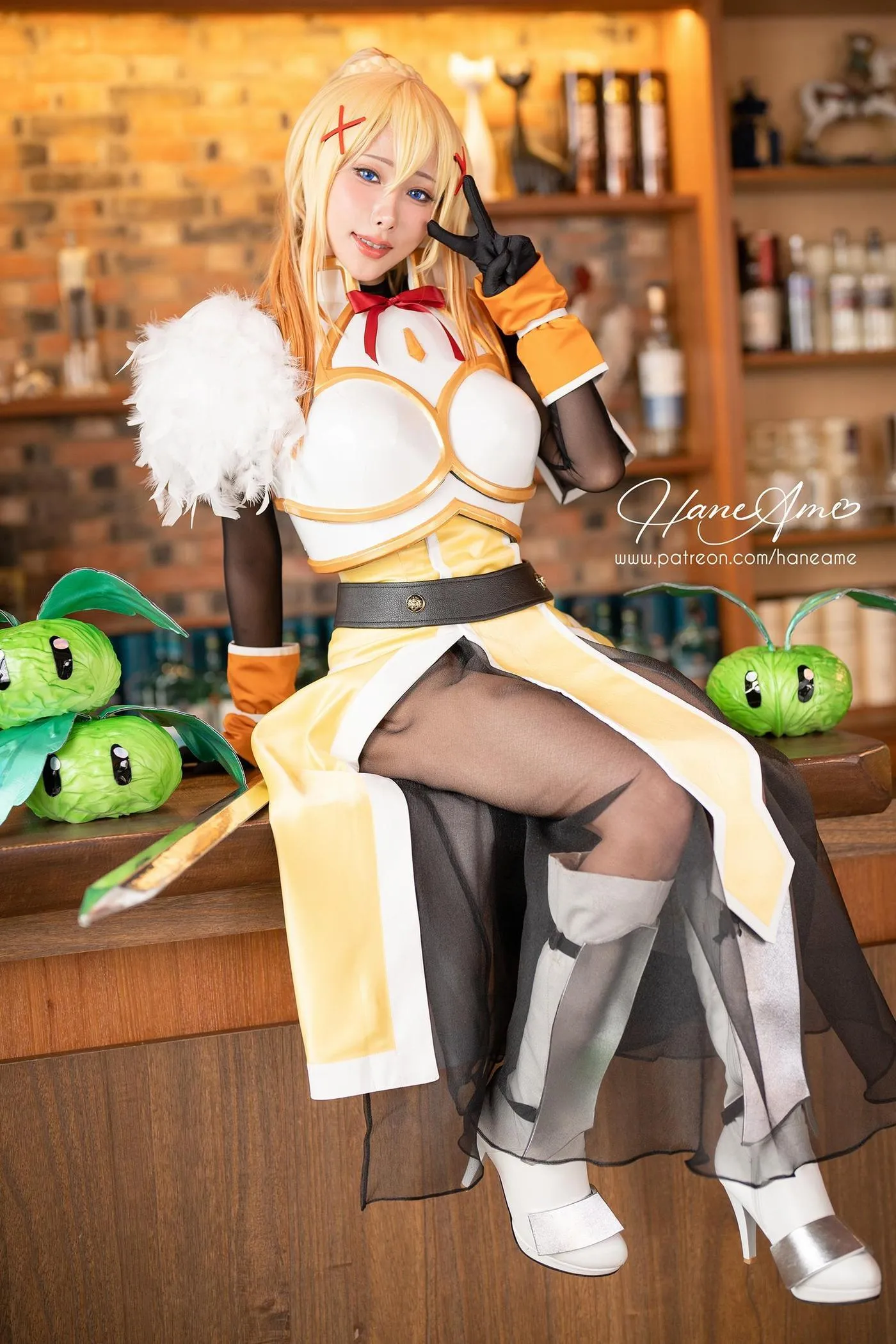 雨波_HaneAme – NO.191 2023年05月新品订阅4套视频-Konosuba Darkness [48P]插图7